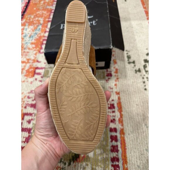 Paseart Women’s Camel Suede Espadrilles Size 9 & 9.5 - Picture 5 of 6